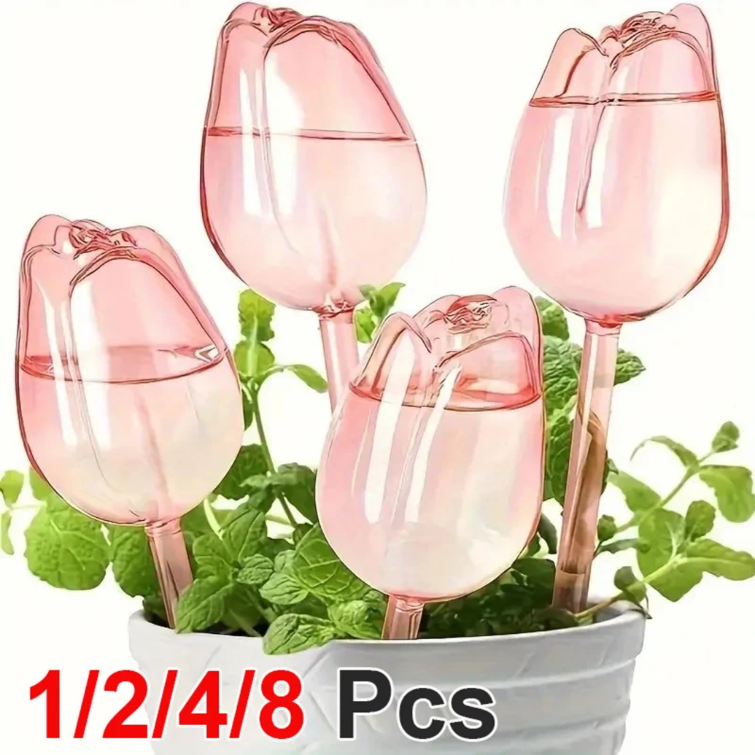 Gardening Tools Pink - Pink Tulip Plant Watering Balls Suitable