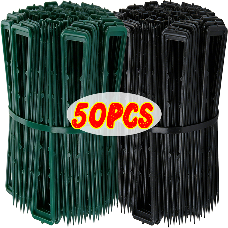 Gardening Tools On Sale - 10-50pcs Plastic U-Shaped Ground Studs with