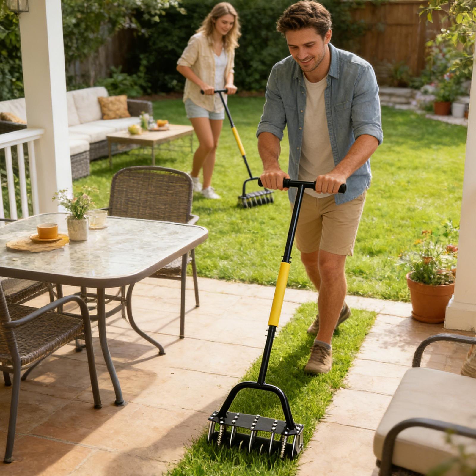 Gardening Tools On Sale - Core Aerator Lawn Tool Manual Soil