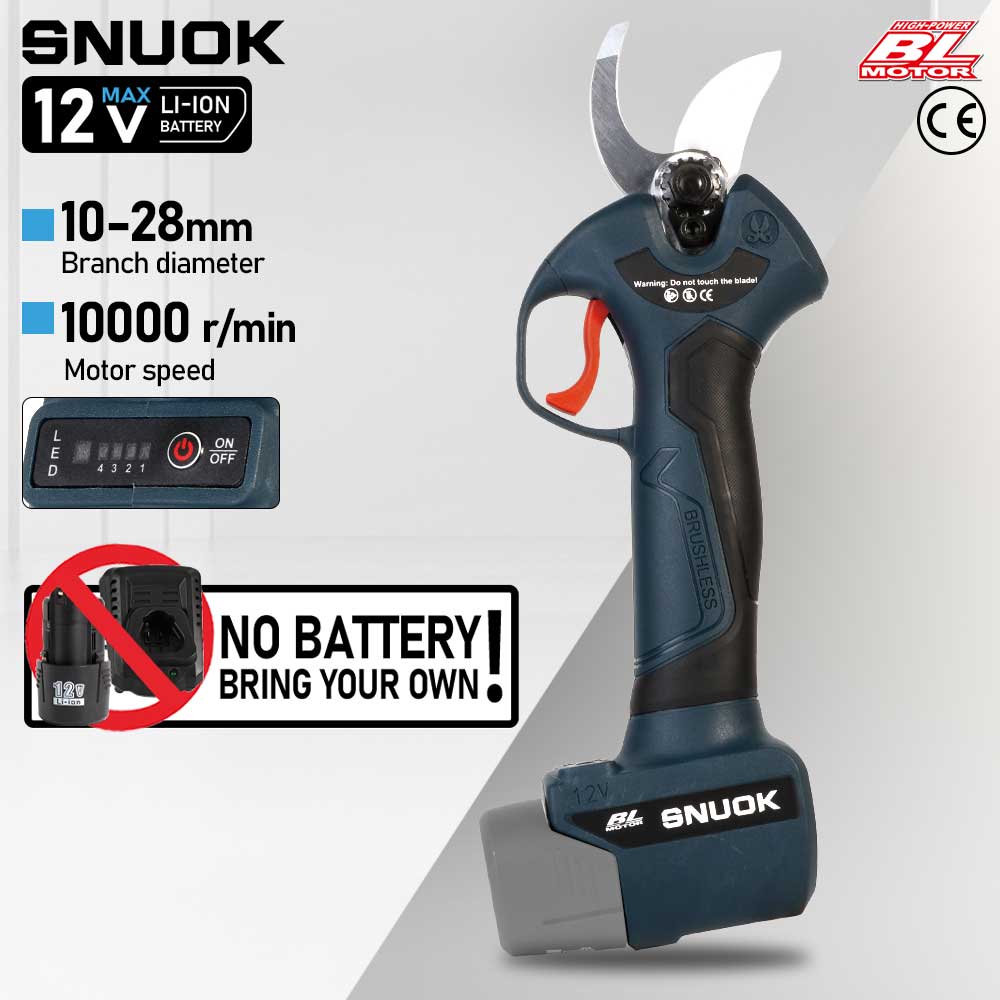 Gardening Tool Diy - SNUOK 12V brushless electric pruning shears