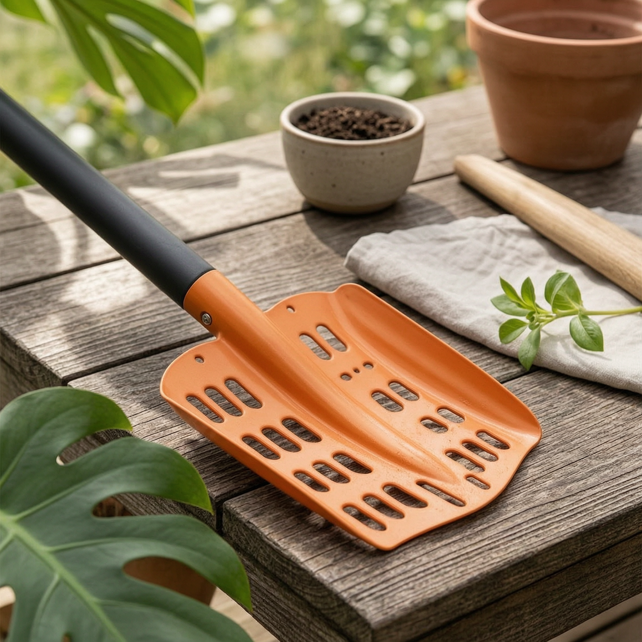 Gardening Tools Long - Soil Sifter Shovel Long Handle Sifting
