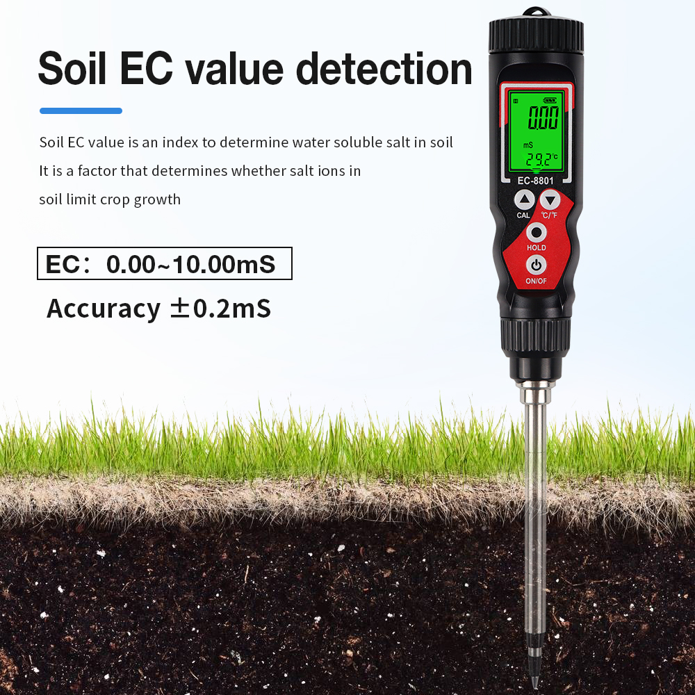 EC-8801 Portable Soil EC Meter - Soil Ph Meter recensione e prezzo