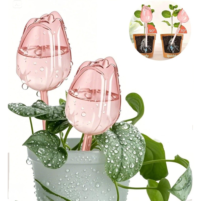 Pink Tulip Plant Watering Ball - Gardening Tools Pink recensione e prezzo