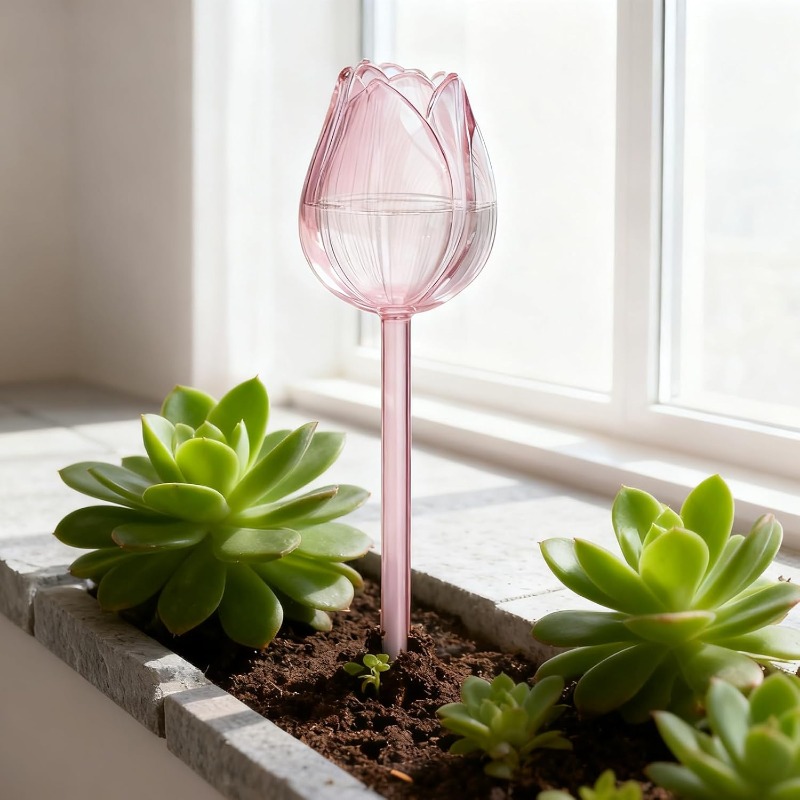 Pink Tulip Plant Watering Ball - Gardening Tools Pink recensione e prezzo
