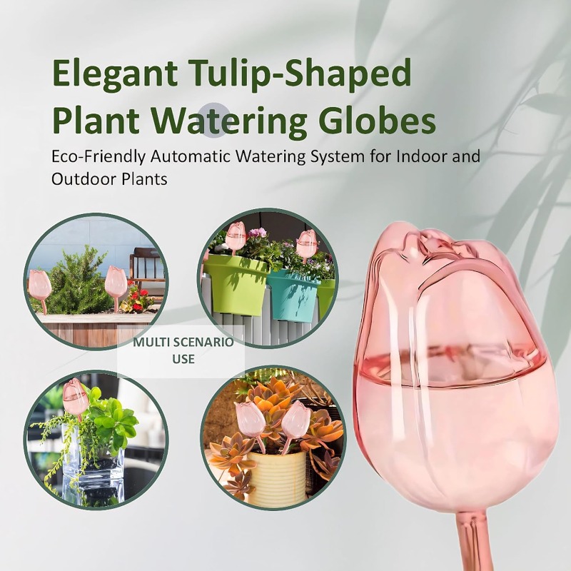 Pink Tulip Plant Watering Ball - Gardening Tools Pink recensione e prezzo