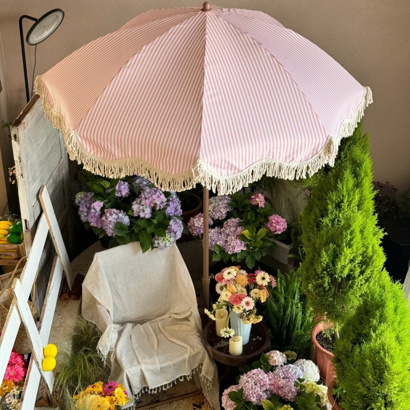 ZBN Pink Striped Garden Sun Um - Gardening Tools Pink recensione e prezzo
