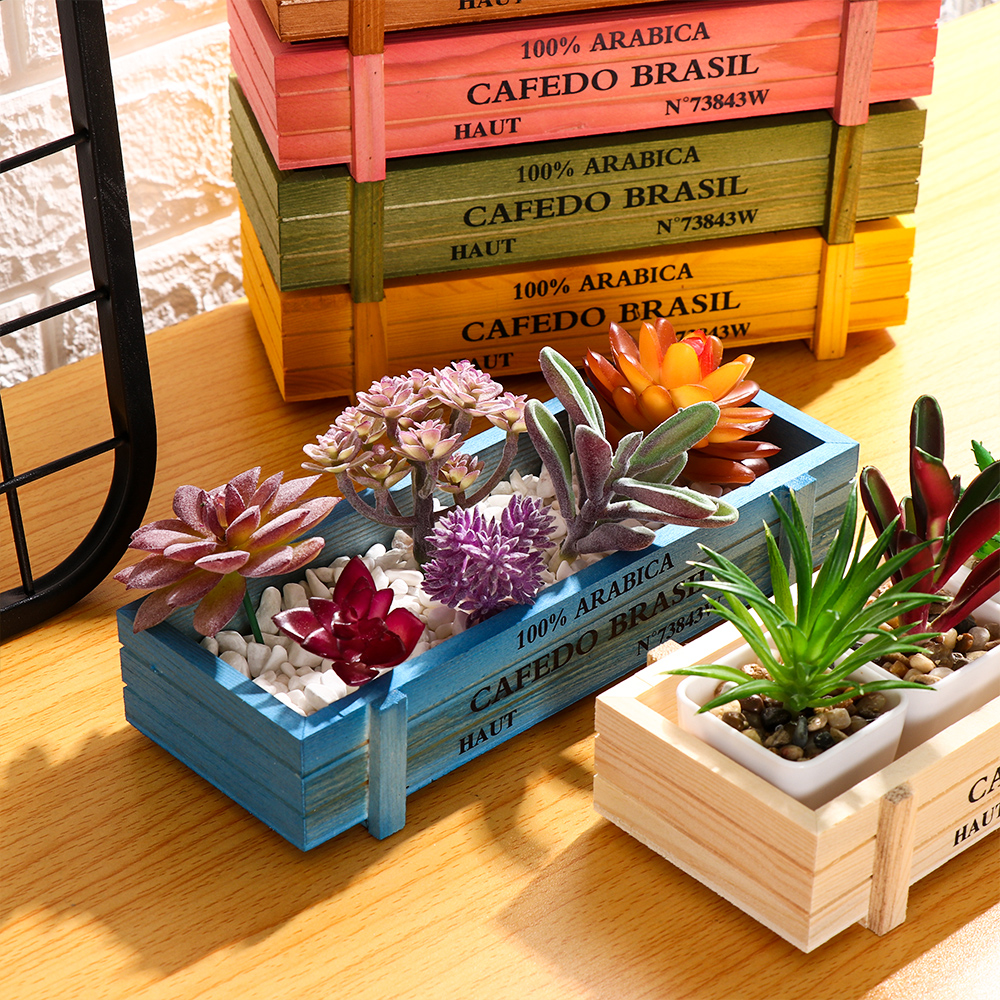 Natural Wooden Flowerpot Garde - Gardening Tools Vintage recensione e prezzo