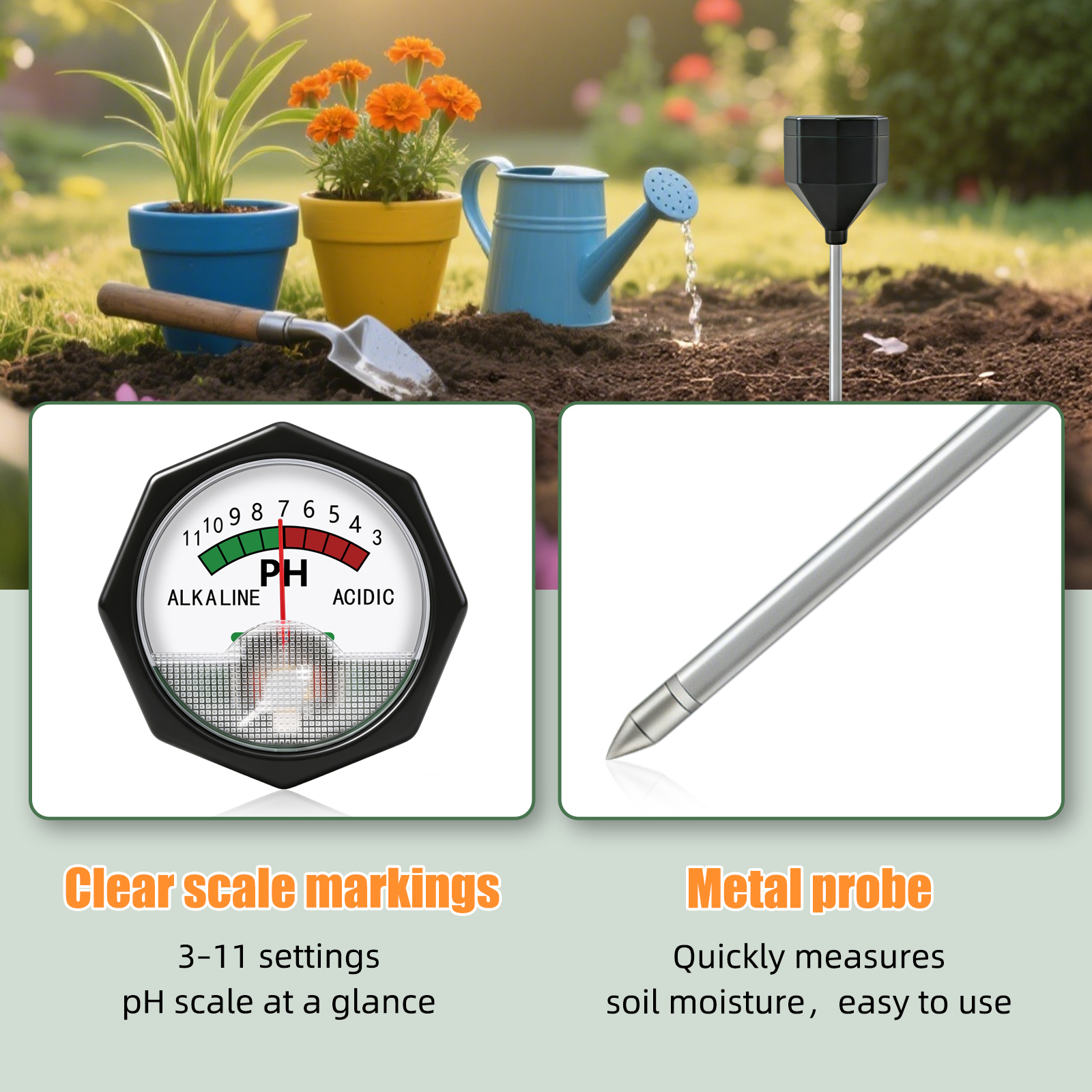 YAGO Soil pH Meter No Battery  - Soil Ph Meter recensione e prezzo
