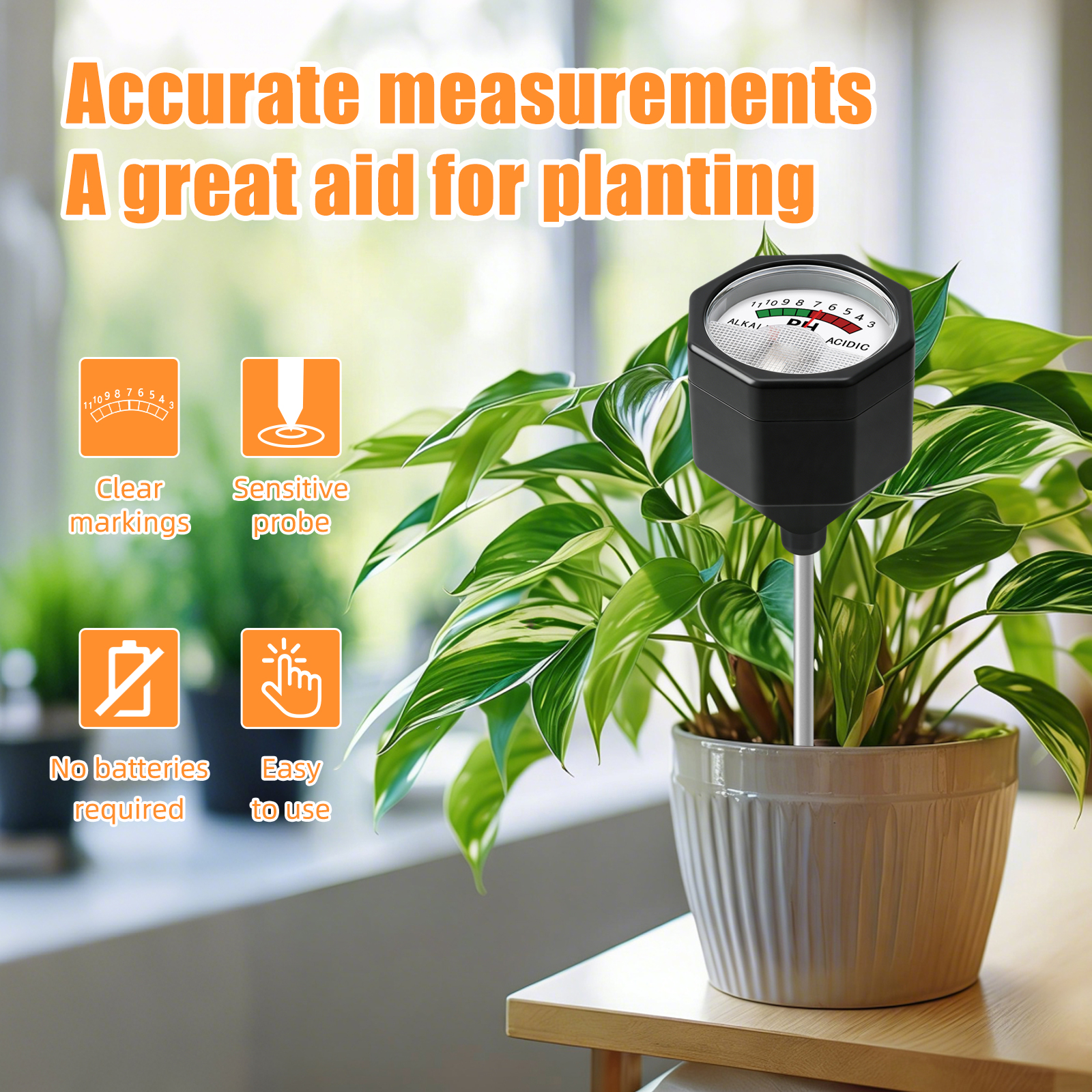 YAGO Soil pH Meter No Battery  - Soil Ph Meter recensione e prezzo