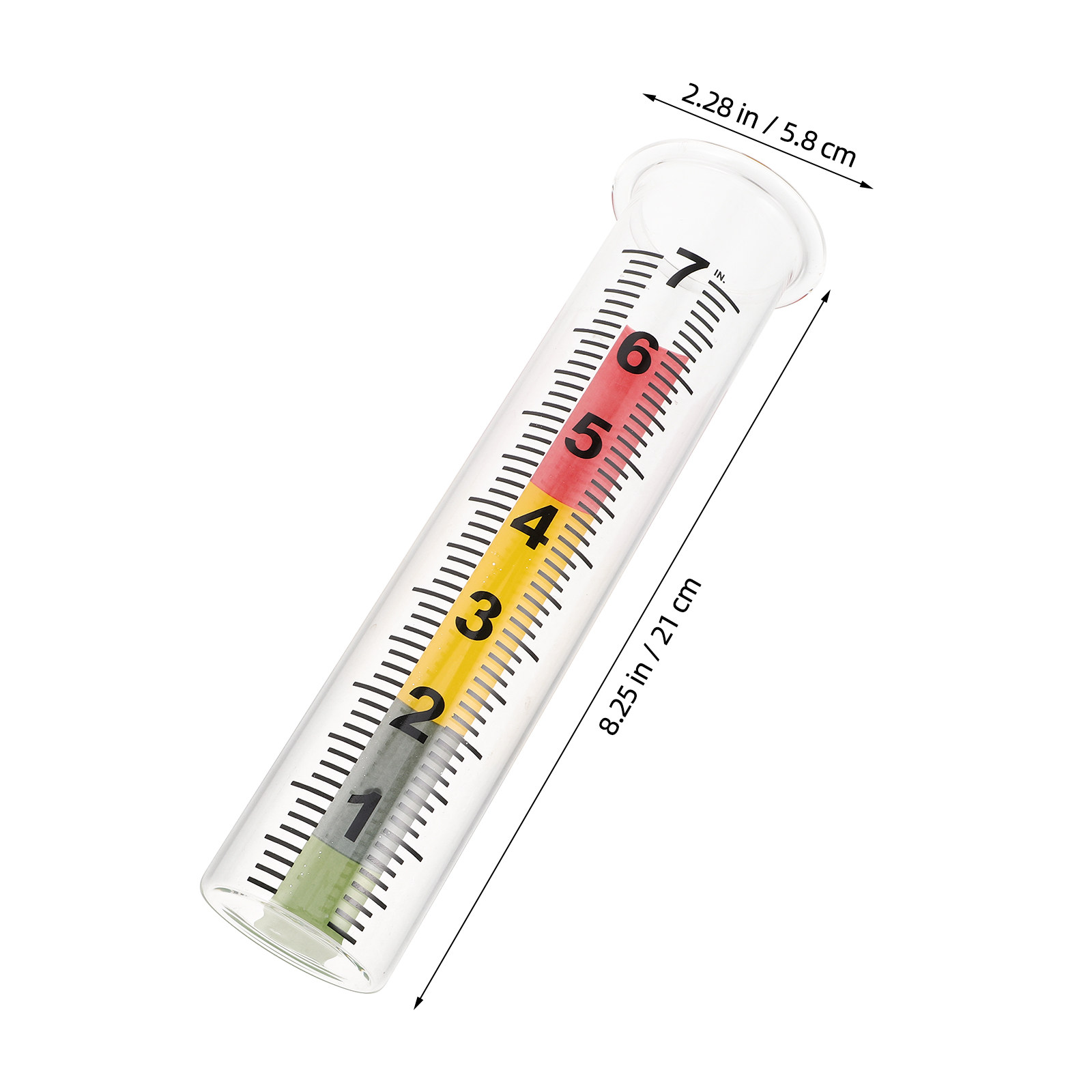 2Pcs Rain Gauge Glass Tube Acc - Gardening Yard Tools recensione e prezzo