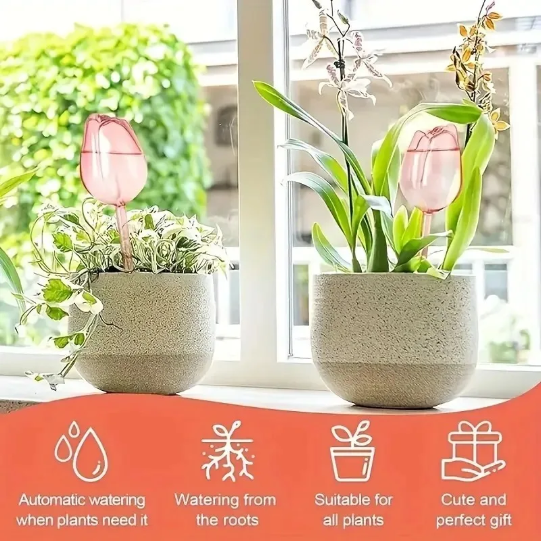 Pink Tulip Plant Watering Ball - Gardening Tools Pink recensione e prezzo