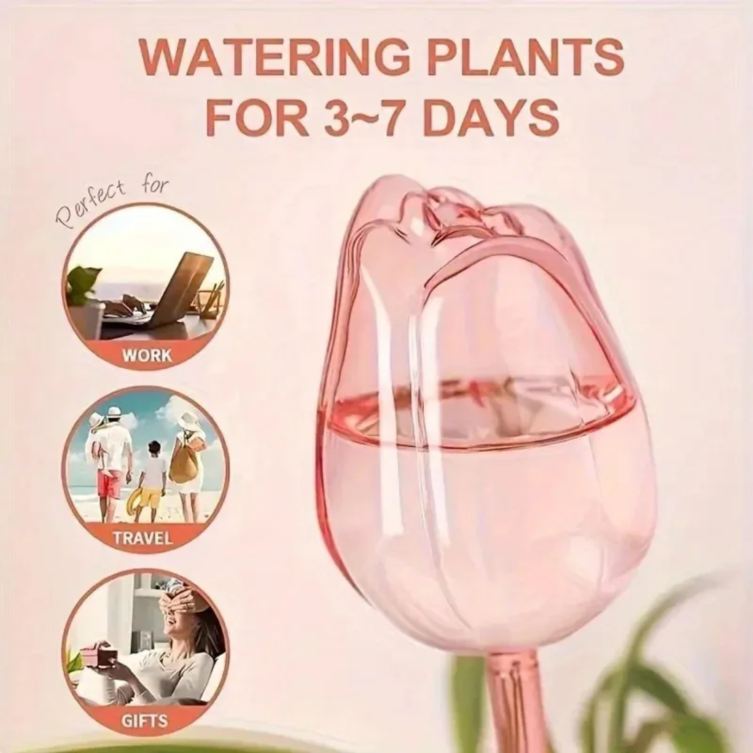 Pink Tulip Plant Watering Ball - Gardening Tools Pink recensione e prezzo