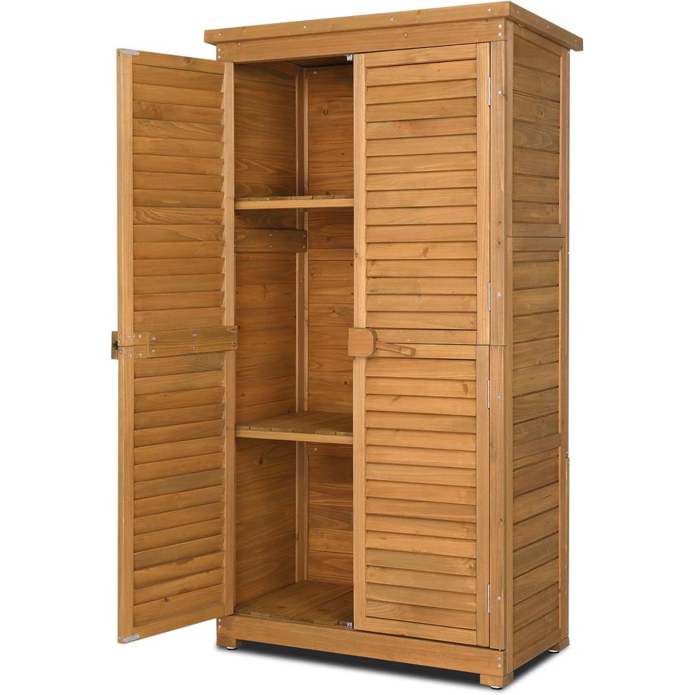 63in Natural Wooden Outdoor St - Gardening Yard Tools recensione e prezzo