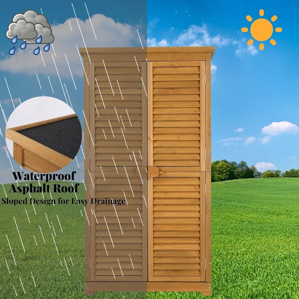 63in Natural Wooden Outdoor St - Gardening Yard Tools recensione e prezzo