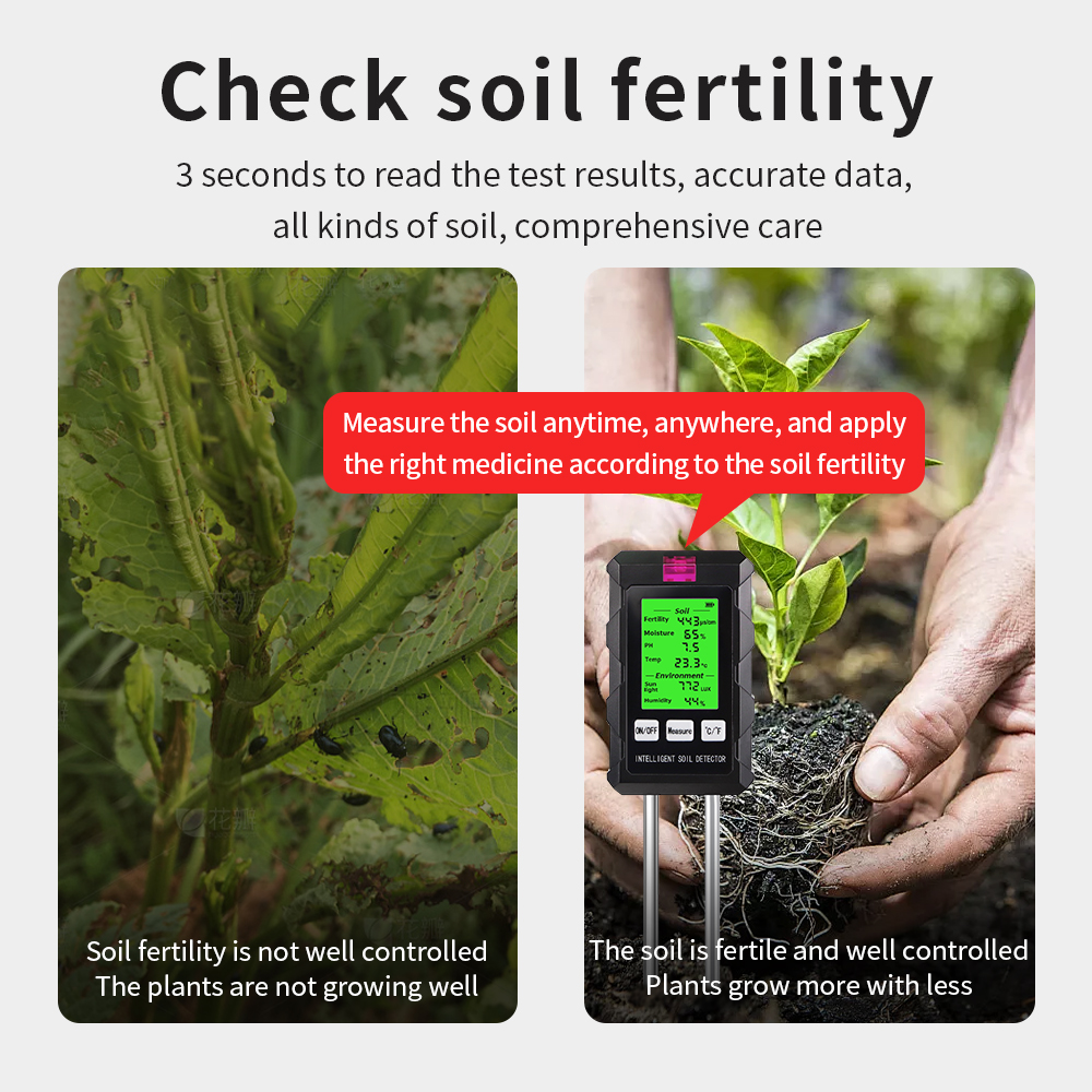 6 in 1 Digital Soil Tester Mul - Soil Ph Meter recensione e prezzo