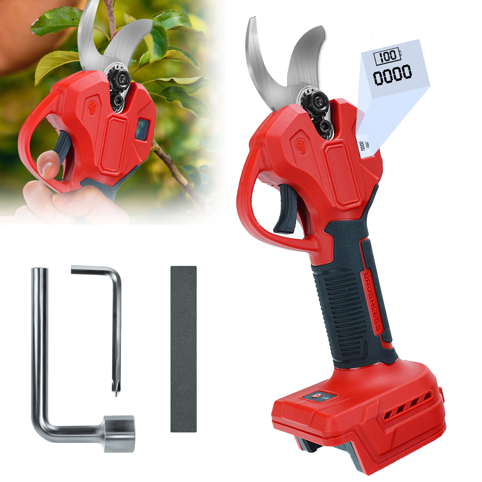 30mm Brushless Electric Prunin - Gardening Tools On Sale recensione e prezzo