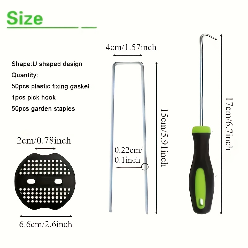 101pcs Garden Stakes Set - U-s - Gardening Tools Equipment recensione e prezzo