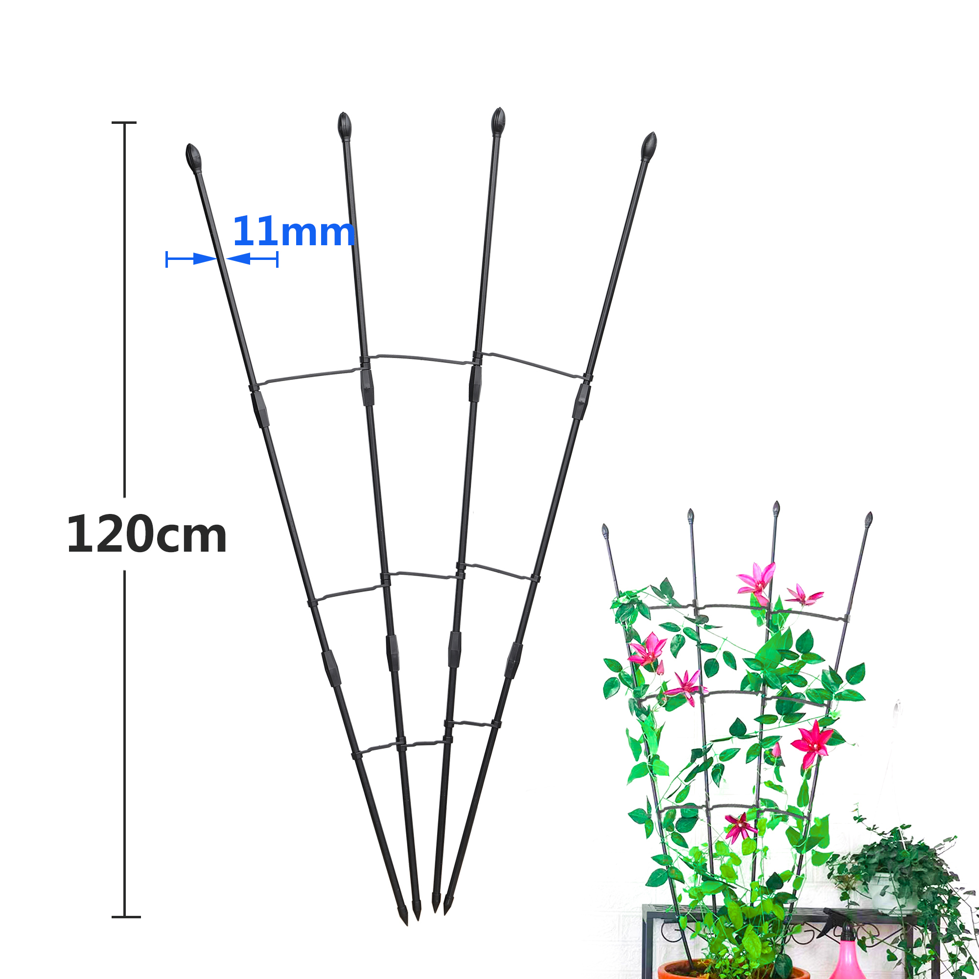 120Cm Plant Trellis Rustproof  - Gardening Tool Diy recensione e prezzo