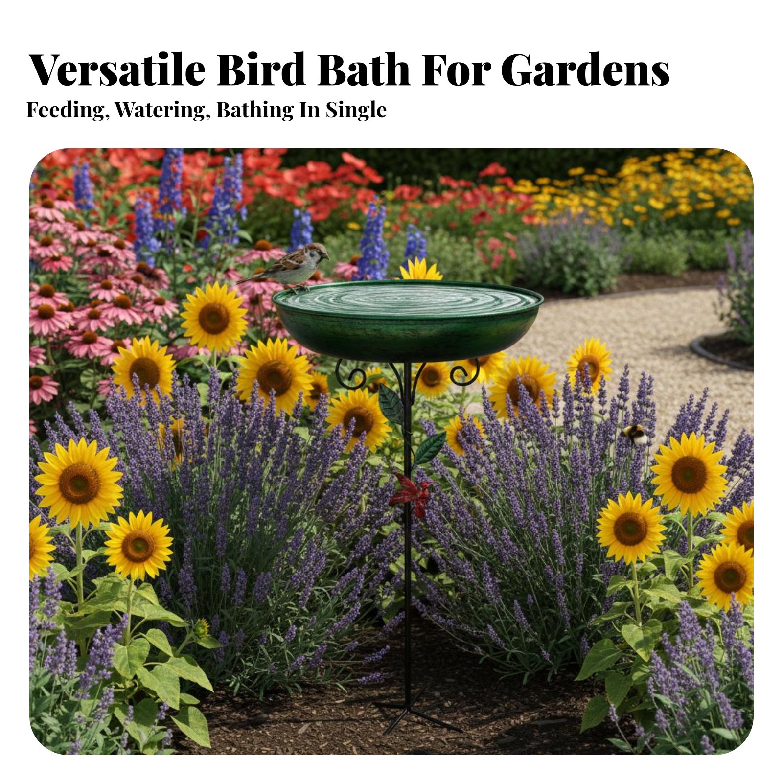 Wrought Avian Basin Bath Vinta - Gardening Tools Vintage recensione e prezzo