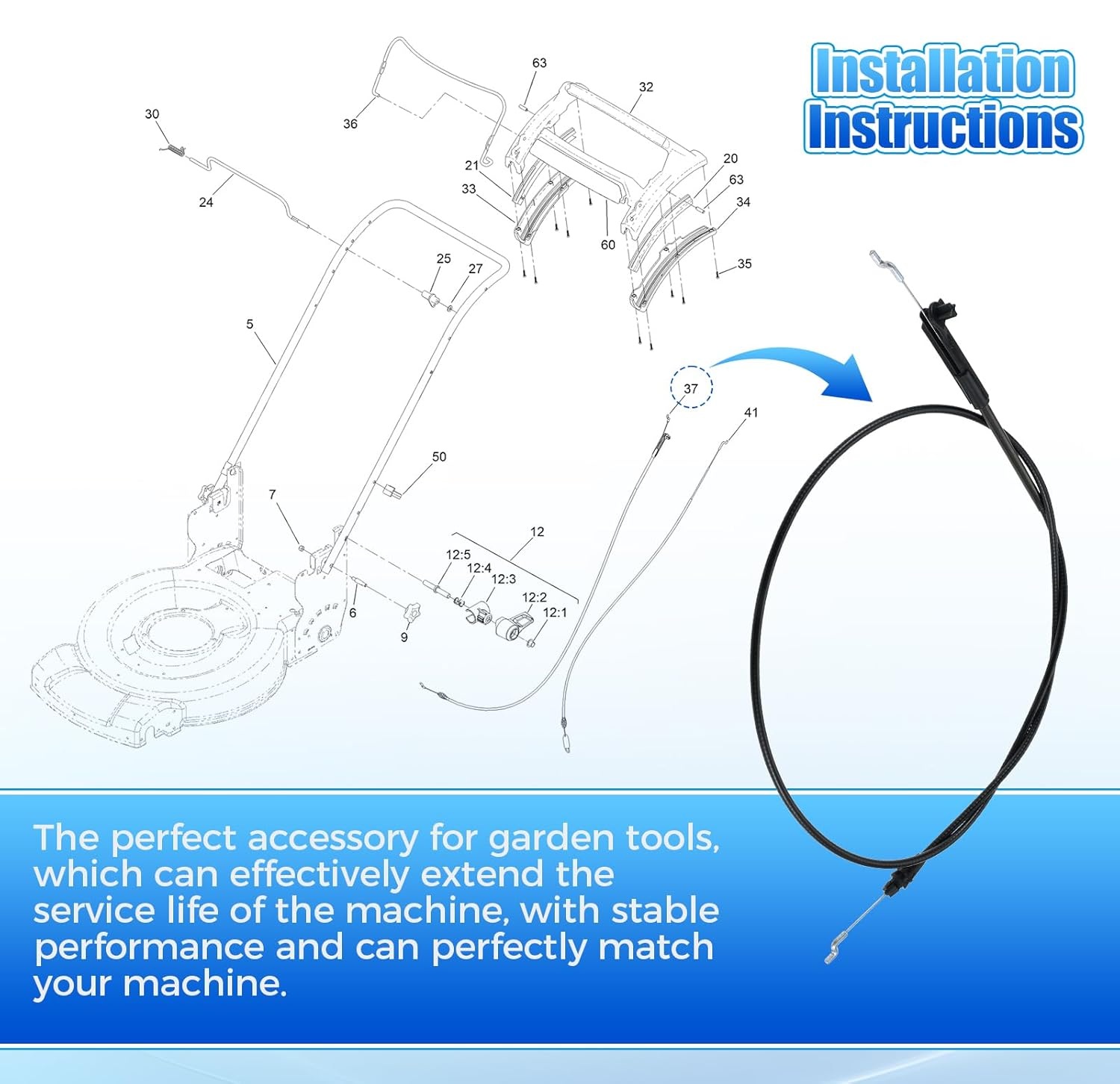 139-6594 PP B&S Brake Cable fo - Gardening Tools B&Q recensione e prezzo