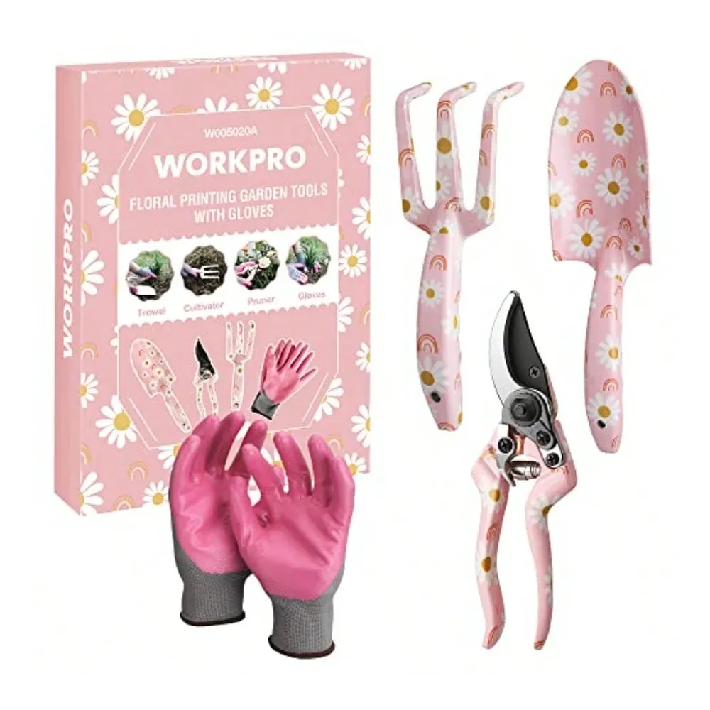 Aluminum Garden Tool Set 4PCS  - Gardening Tools Pink recensione e prezzo