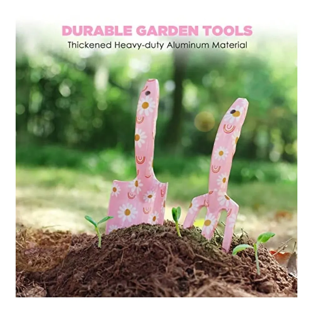 Aluminum Garden Tool Set 4PCS  - Gardening Tools Pink recensione e prezzo
