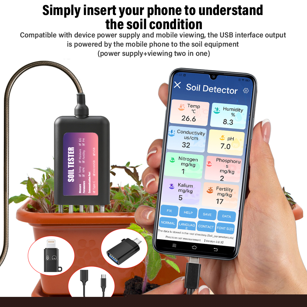 Smart Soil Tester NPK PH Meter - Soil Ph Meter recensione e prezzo