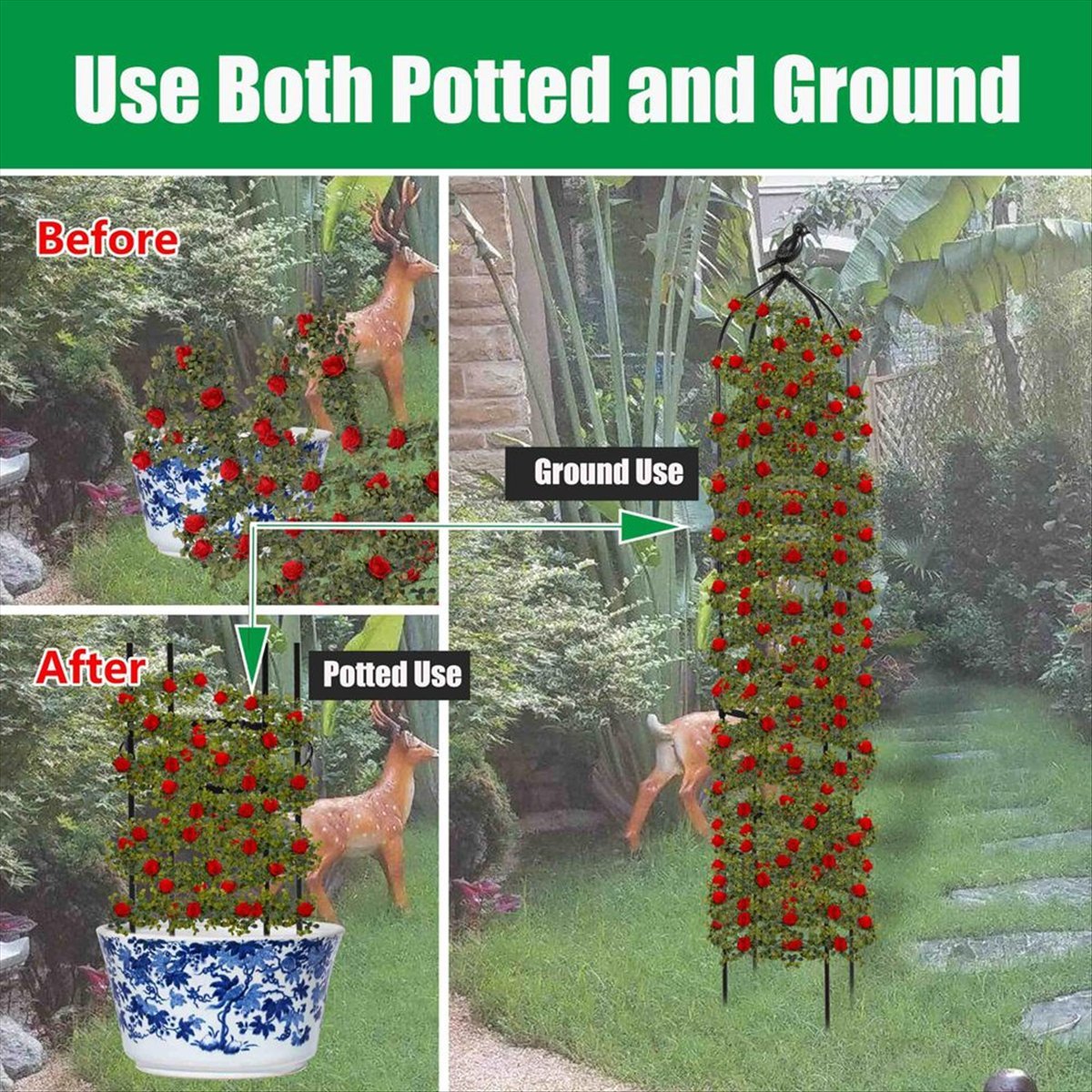 AT16 Climbing Plant Obelisk Tr - Gardening Tools B&Q recensione e prezzo