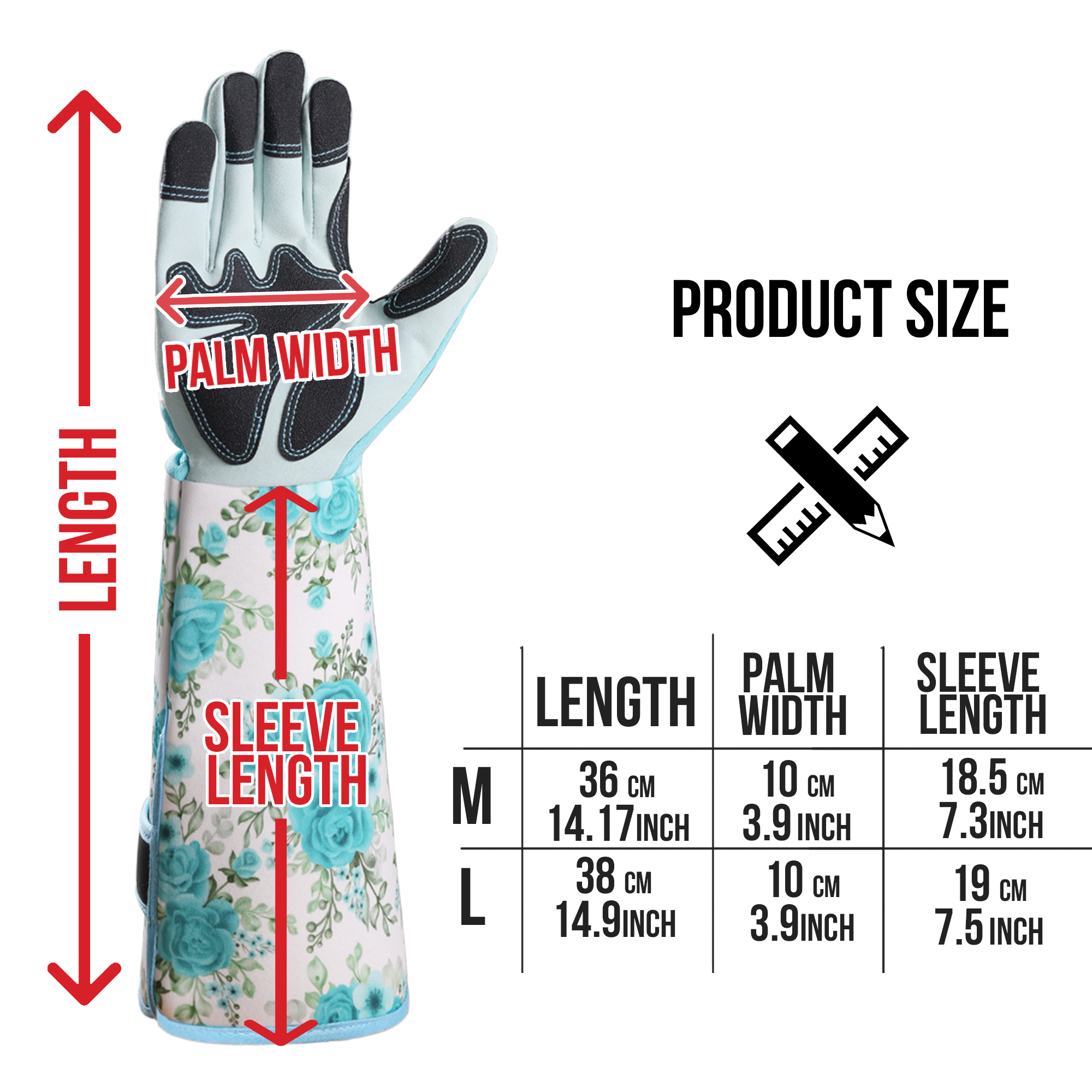 1 Pair Long Gardening Gloves T - Garden Gloves Thorn Proof recensione e prezzo