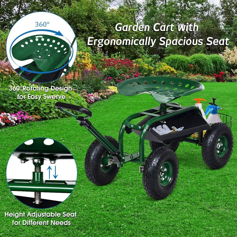 Garden Cart with Seat, Gardeni - Gardening Tools B&Q recensione e prezzo