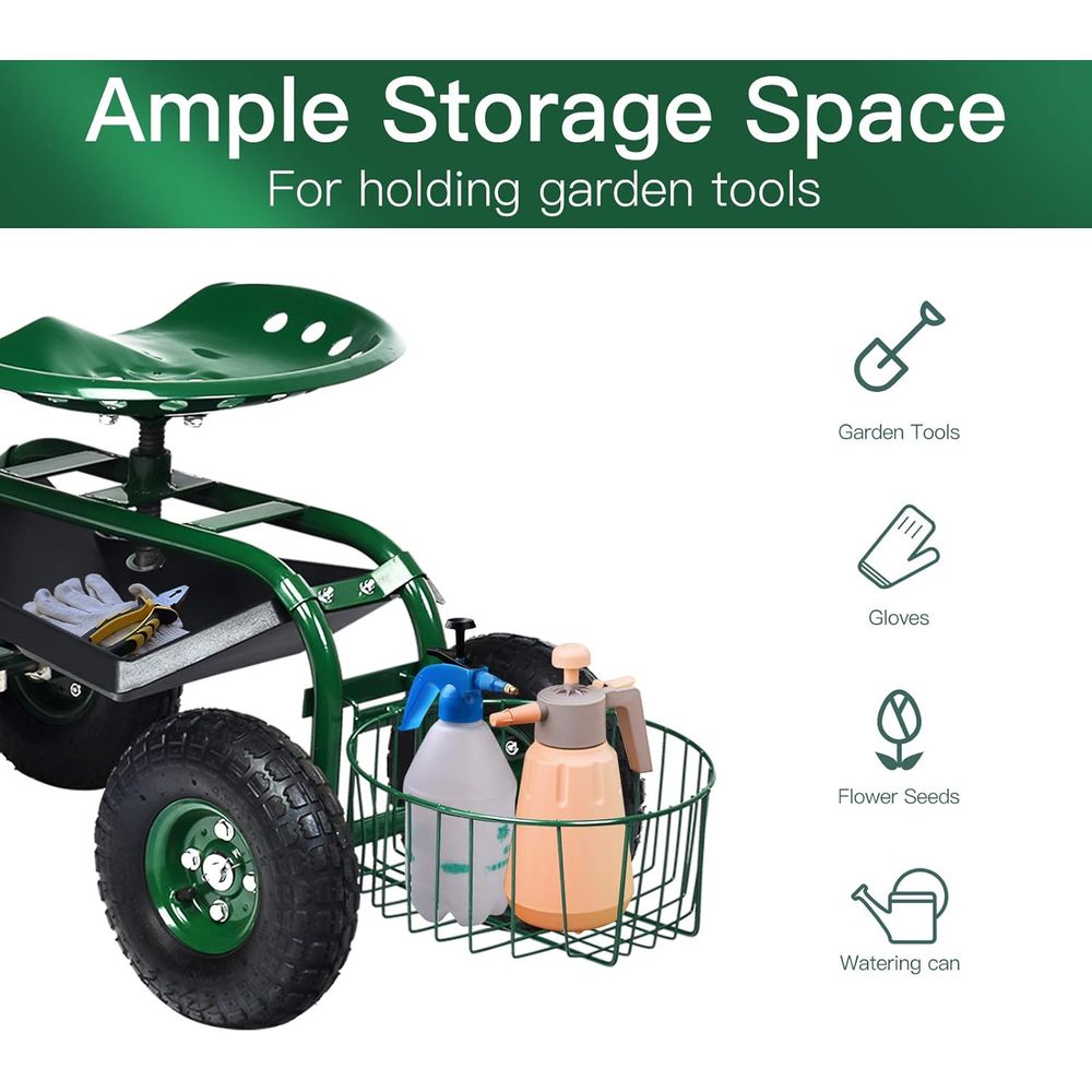 Garden Cart with Seat, Gardeni - Gardening Tools B&Q recensione e prezzo