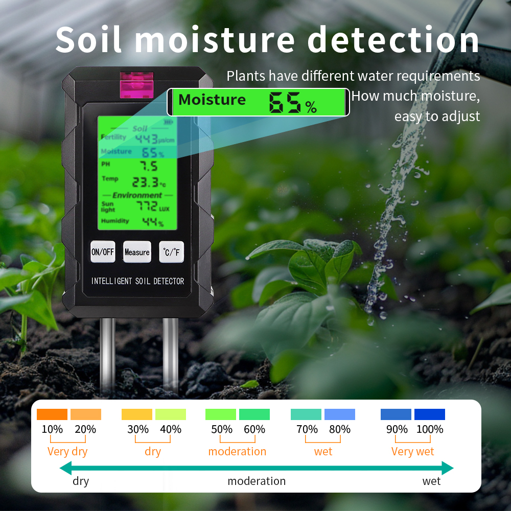 Good 6 in 1 Soil PH Meter Sunl - Soil Ph Meter recensione e prezzo