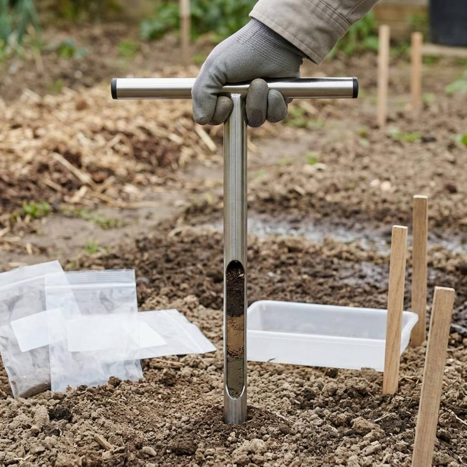 Stainless Steel Soil Sampler E - Gardening Tools Long recensione e prezzo