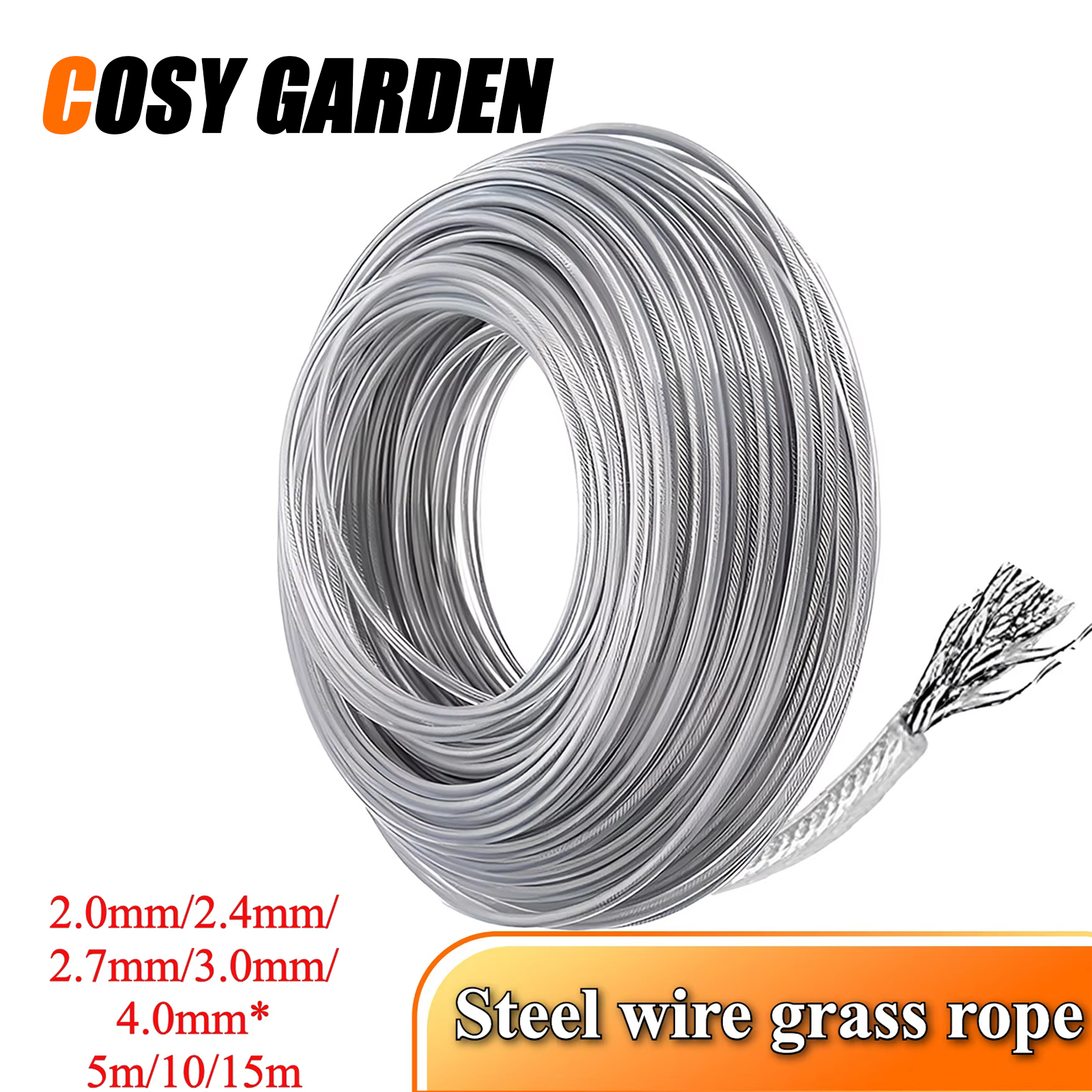 COSY 10M/15M Steel Wire Nylon  - Gardening Tools Long recensione e prezzo