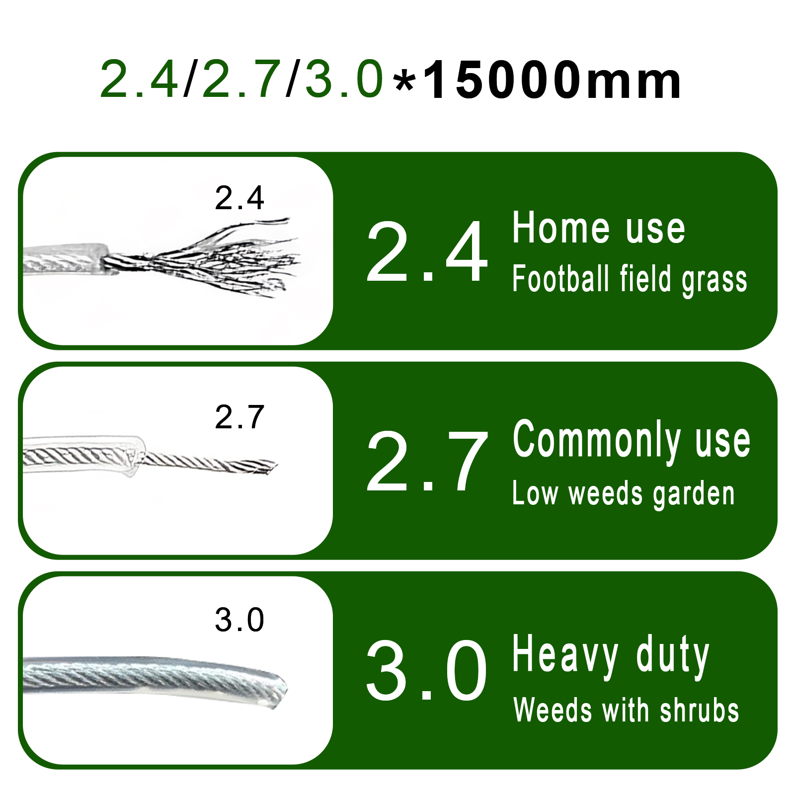 COSY 10M/15M Steel Wire Nylon  - Gardening Tools Long recensione e prezzo