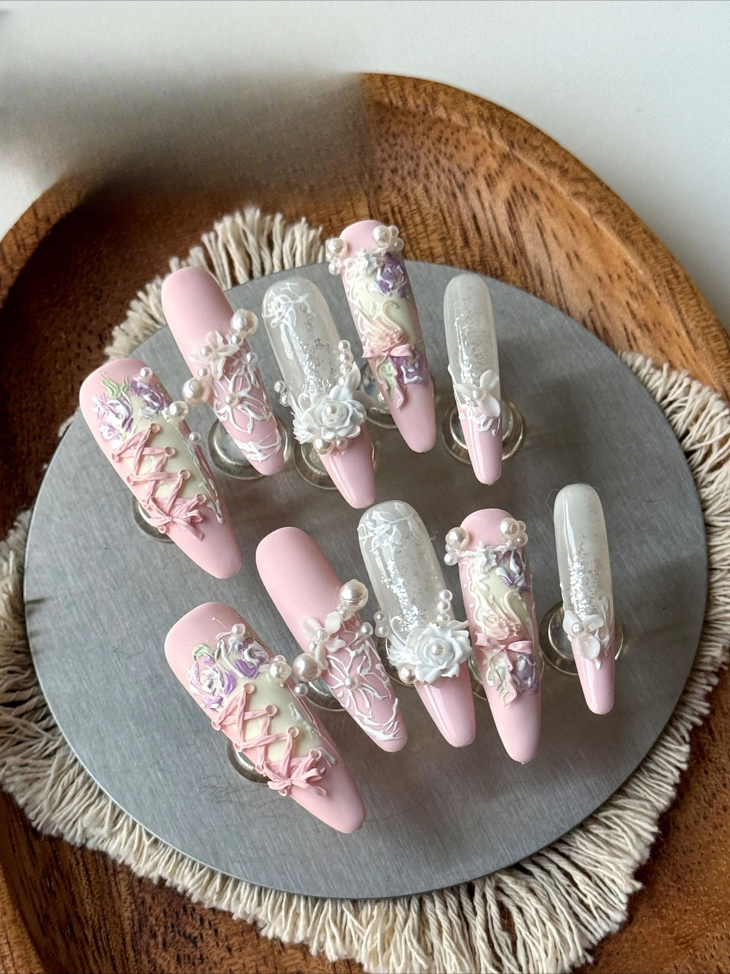 Nail Art Wearing Nail Three-di - Gardening Tools Pink recensione e prezzo
