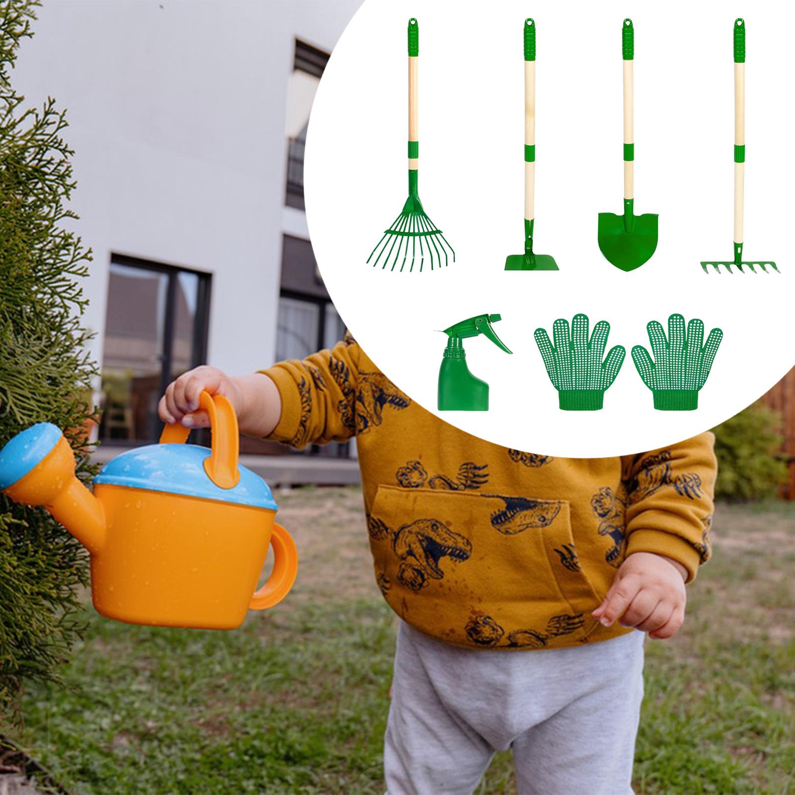 6x Kids Gardening Tools Set Ou - Gardening Tools Pink recensione e prezzo