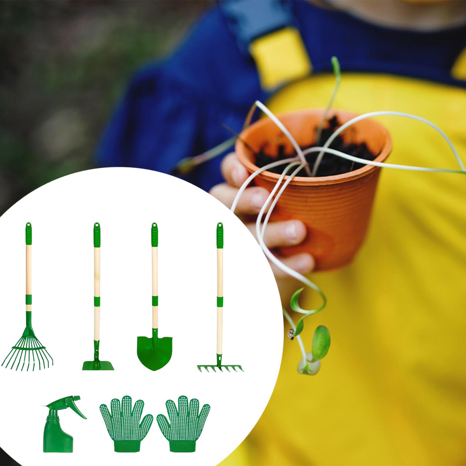 6x Kids Gardening Tools Set Ou - Gardening Tools Pink recensione e prezzo
