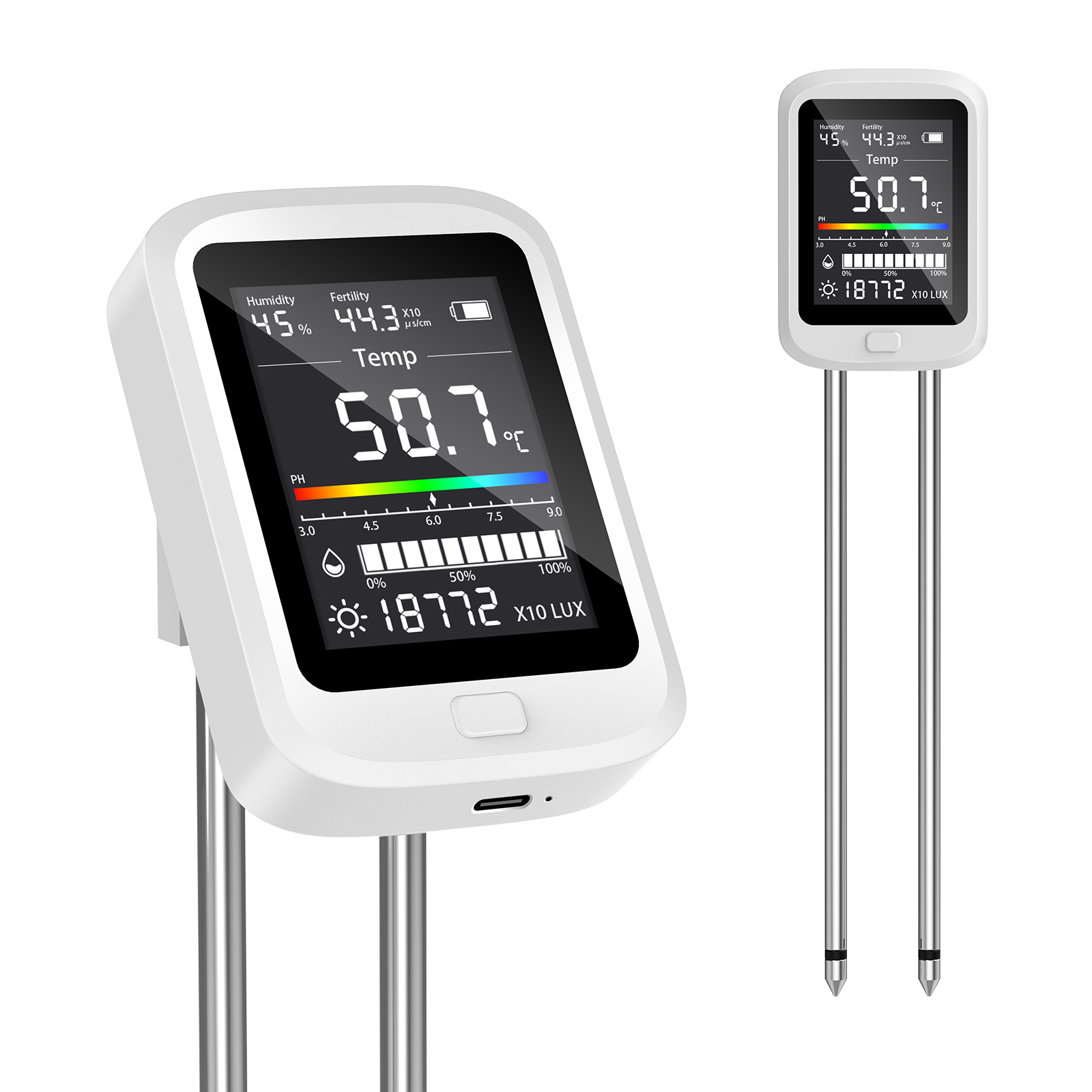 6-in-1 Soil Moisture Meter, Hy - Soil Ph Meter recensione e prezzo
