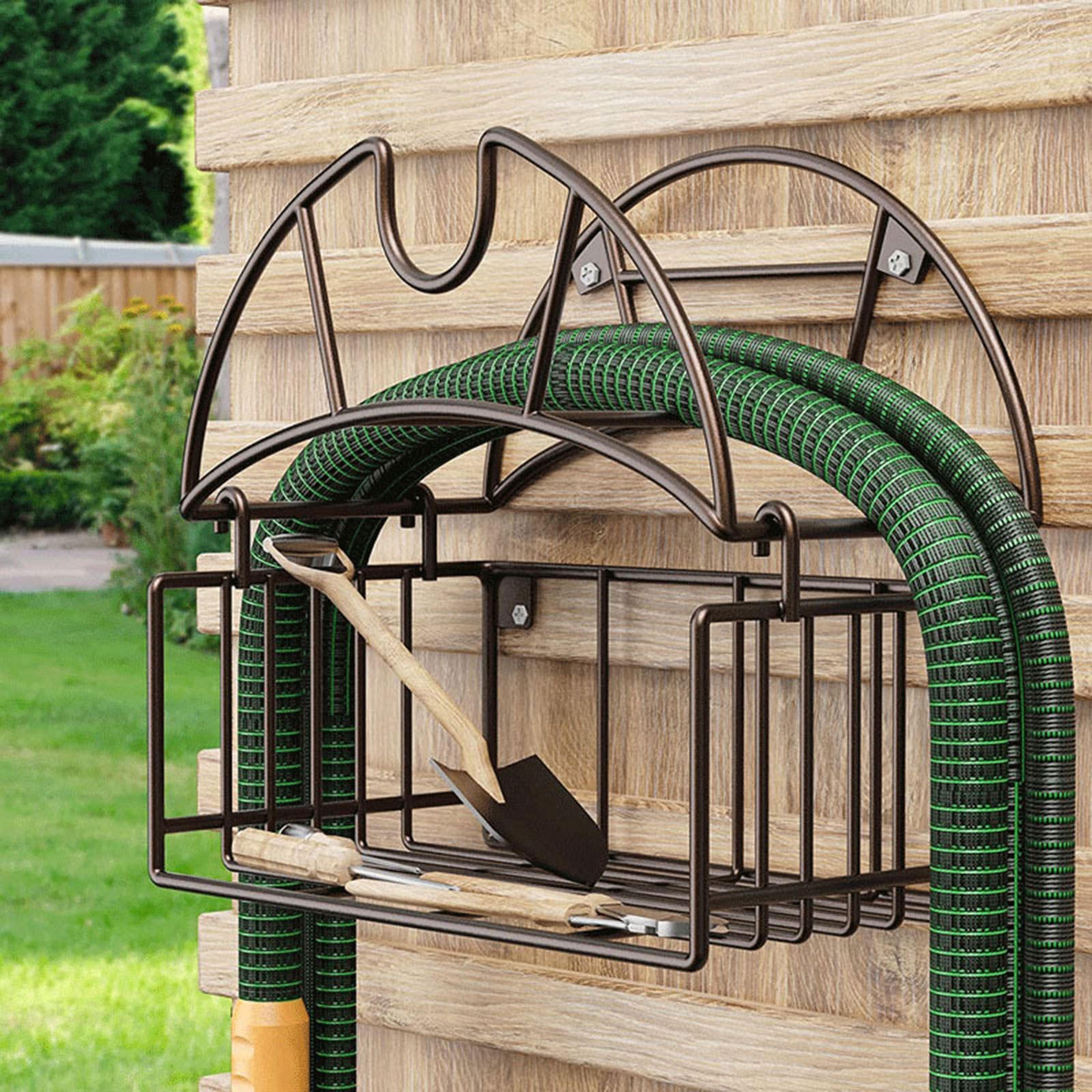 Wall Mount Garden Hose Holder  - Gardening Yard Tools recensione e prezzo