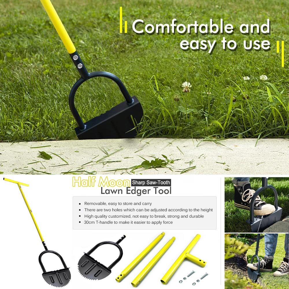 Half Moon Lawn Edger with Long - Gardening Tools Long recensione e prezzo
