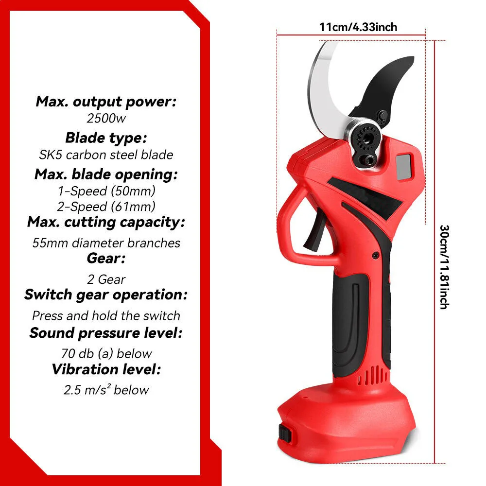 55mm Brushless Electric Scisso - Gardening Tools On Sale recensione e prezzo