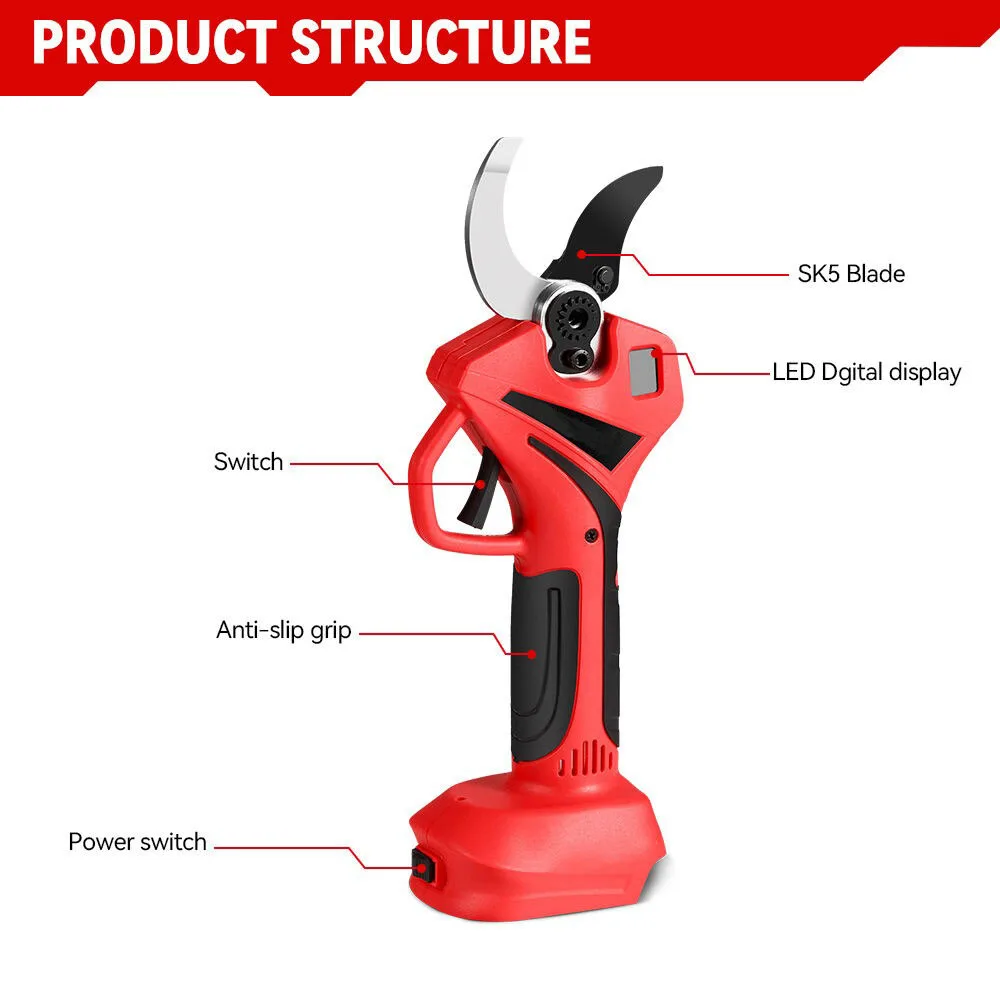 55mm Brushless Electric Scisso - Gardening Tools On Sale recensione e prezzo